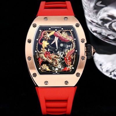 Richard Mille RM057 Rose gold steel case diameter 50mm Watch